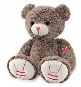 Мягкая игрушка из серии Руж - Мишка средний, цвет – шоколад, 31 см. (Kaloo, K963525)